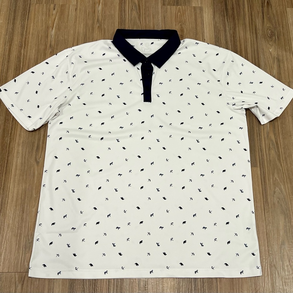 Swanies Golf Men’s XXL Short Sleeve Golf Polo
